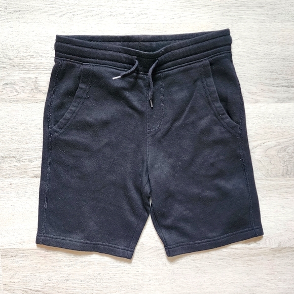 Old Navy Boy's Casual Loungewear Stretch Sweat Shorts Solid Black Large L 10/12 - Picture 1 of 10